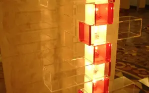 アクリル照明什器